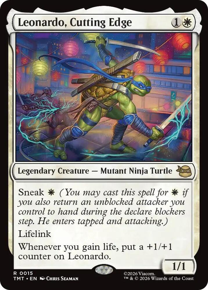 Leonardo, Cutting Edge card image