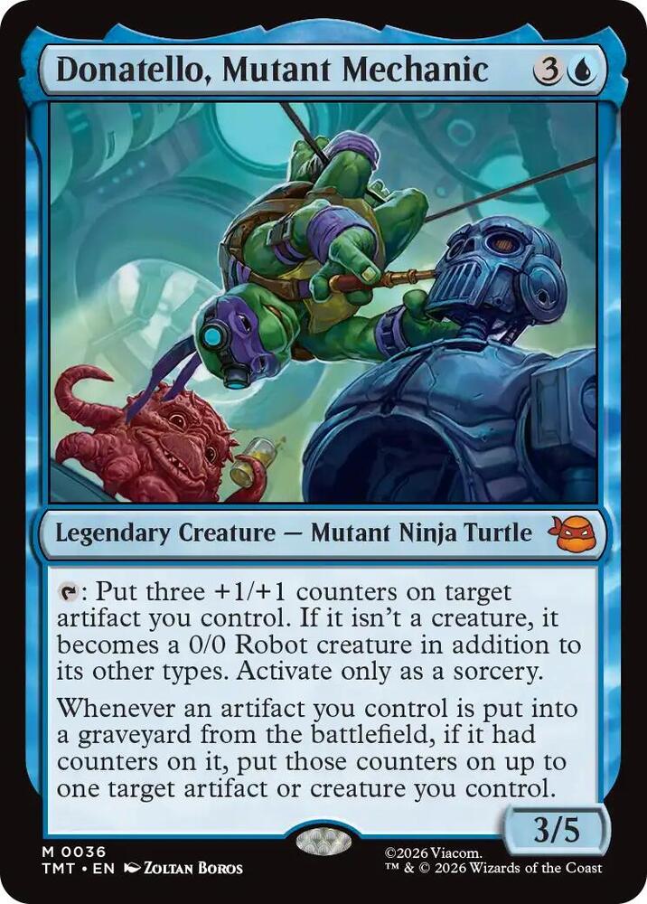 Donatello, Mutant Mechanic card image