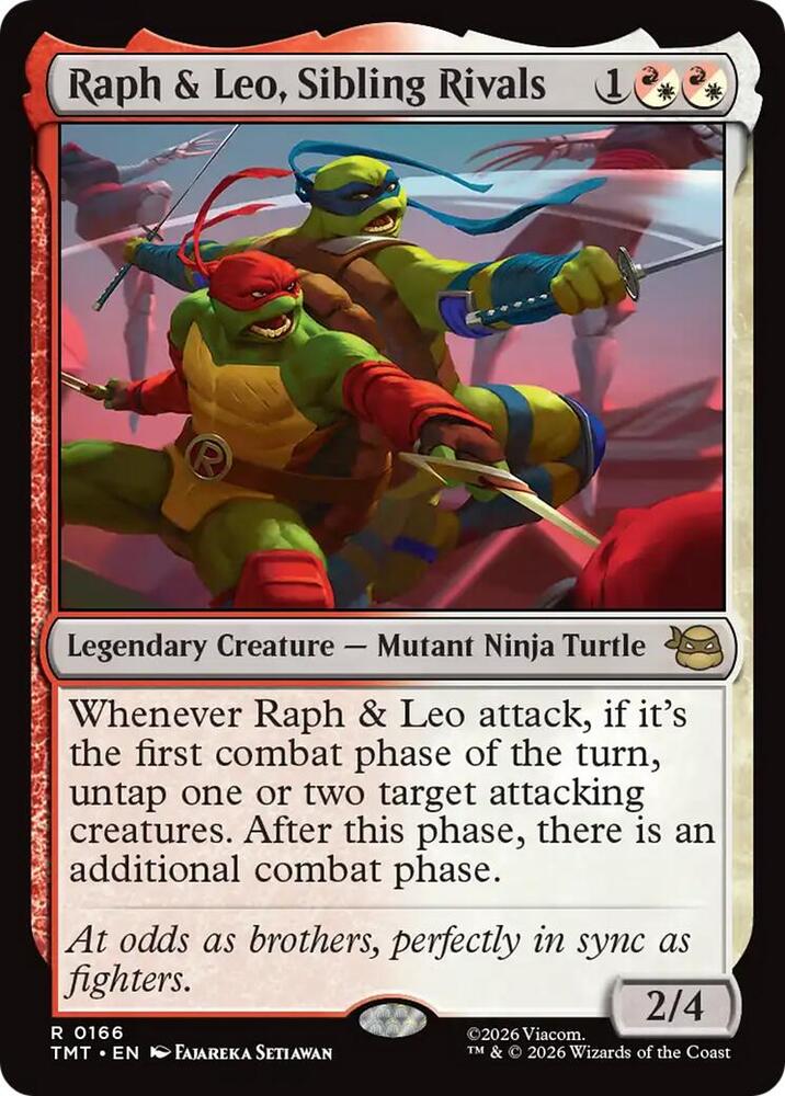 Raph & Leo, Sibling Rivals card image