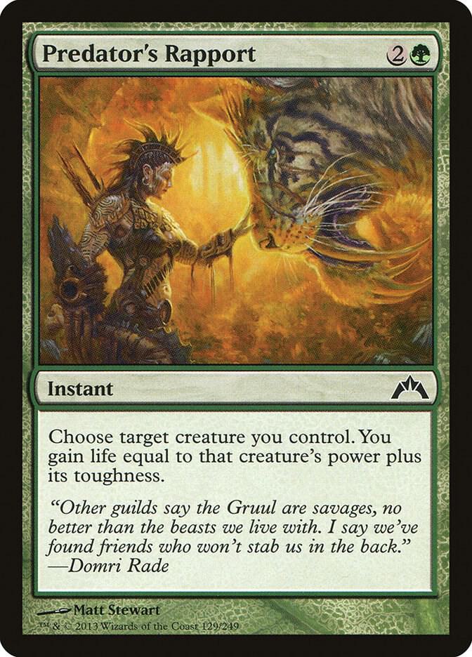 Predator's Rapport card image