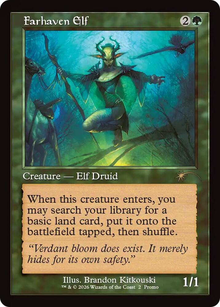 Farhaven Elf (Retro Frame) card image