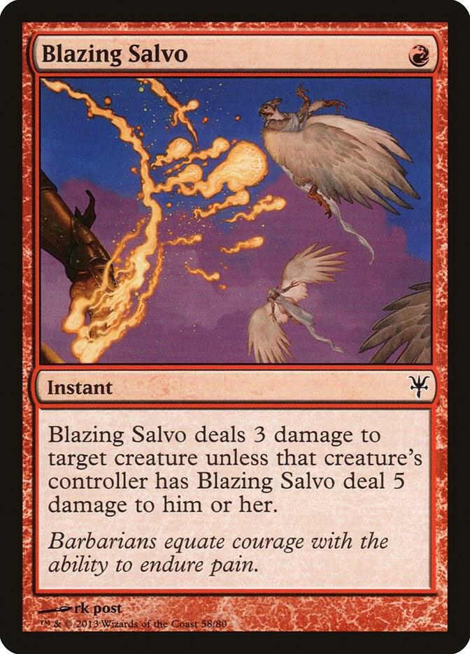 Blazing Salvo card image