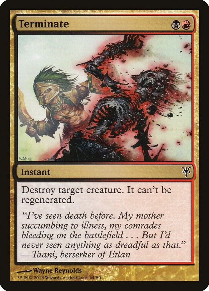 Terminate card image