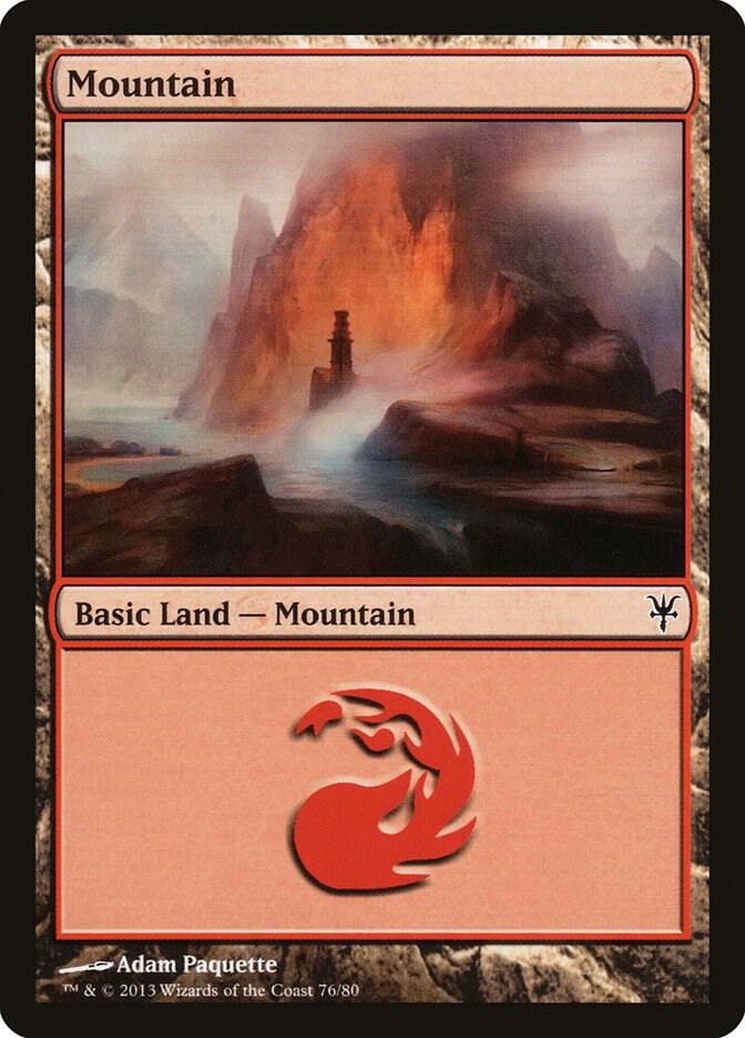 Mountain (76) card image