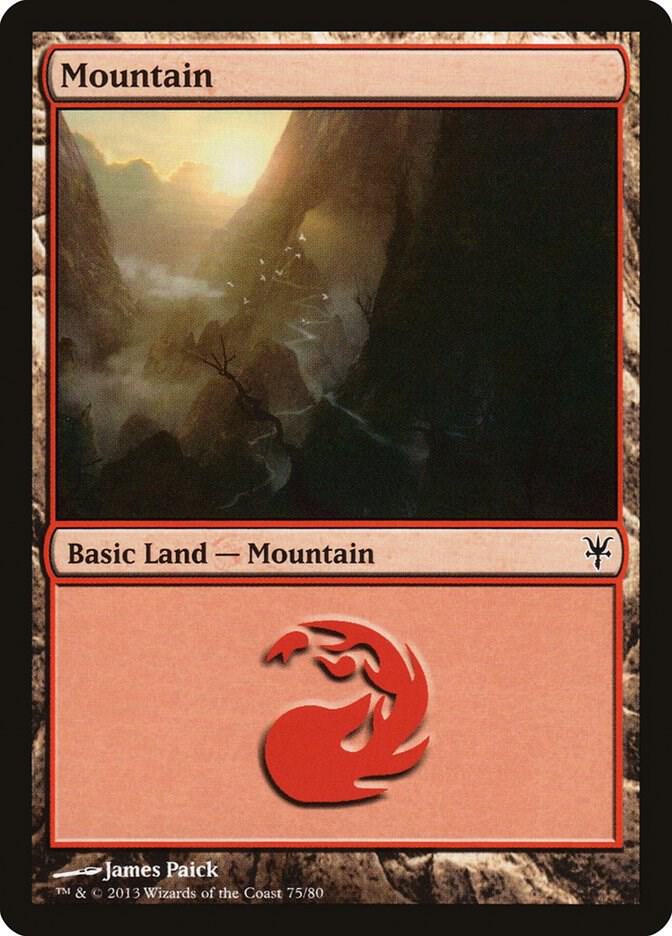 Mountain (75) card image