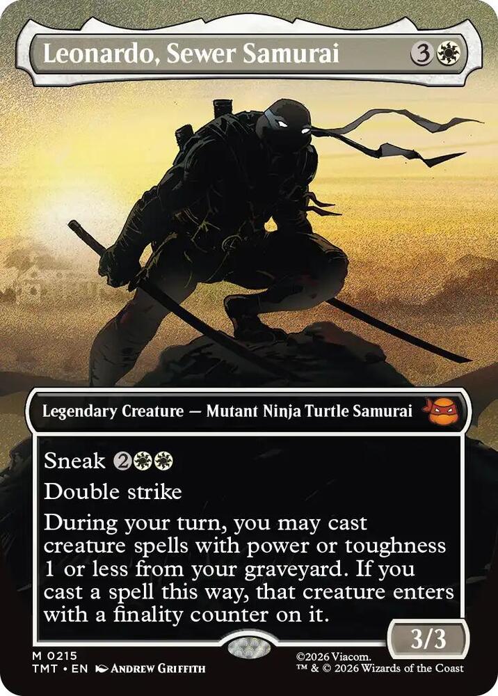 Leonardo, Sewer Samurai (Borderless) card image
