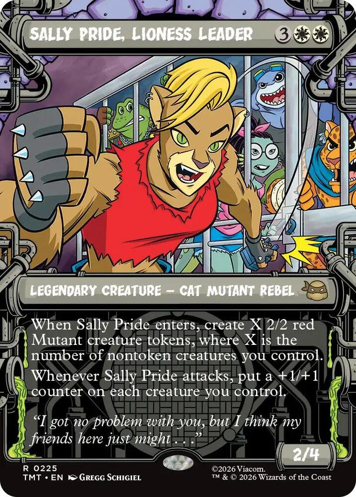 Sally Pride, Lioness Leader (Showcase) card image