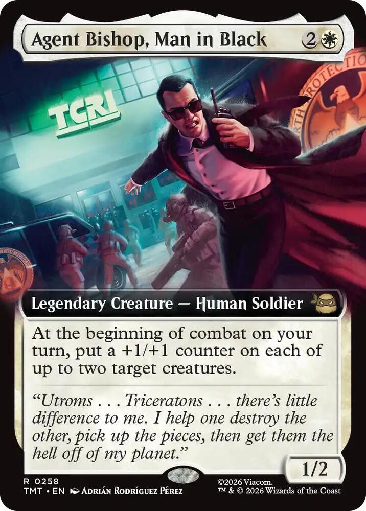 Agent Bishop, Man in Black (Extended Art) card image