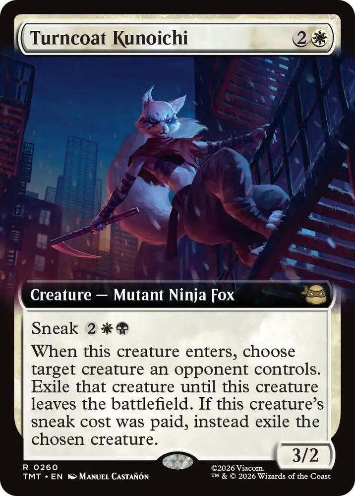 Turncoat Kunoichi (Extended Art) card image