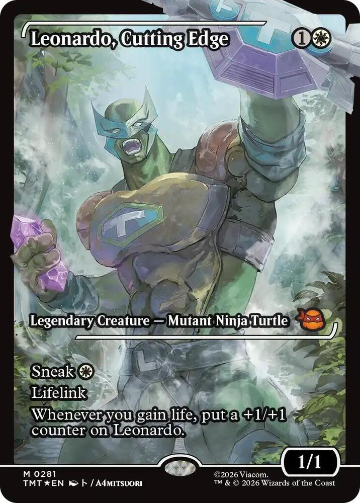 Leonardo, Cutting Edge (Showcase) card image