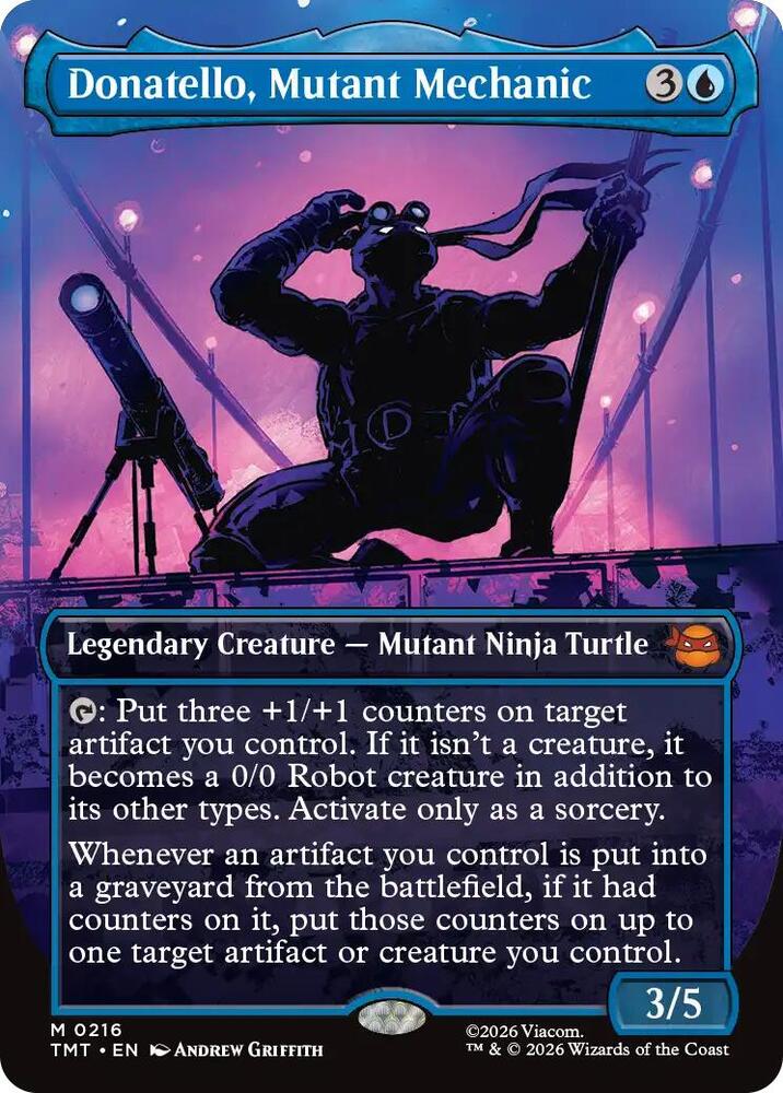 Donatello, Mutant Mechanic (Borderless) card image
