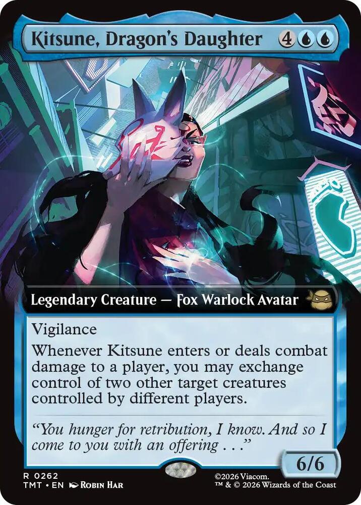 Kitsune, Dragon's Daughter (Extended Art) card image