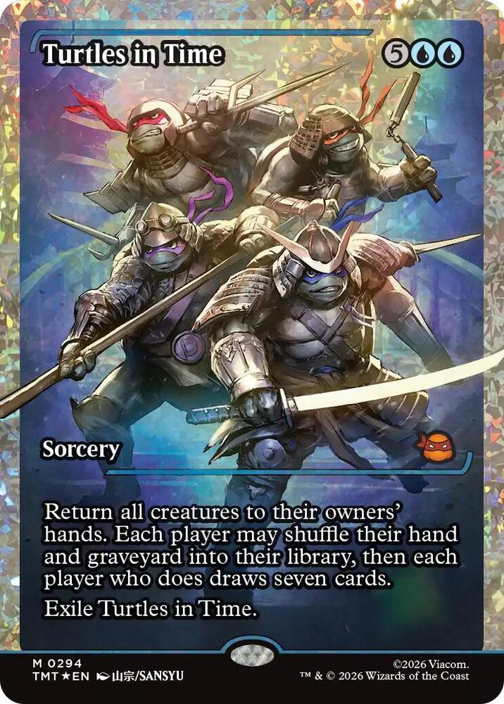 Turtles in Time (Showcase) (Fracture Foil) card image