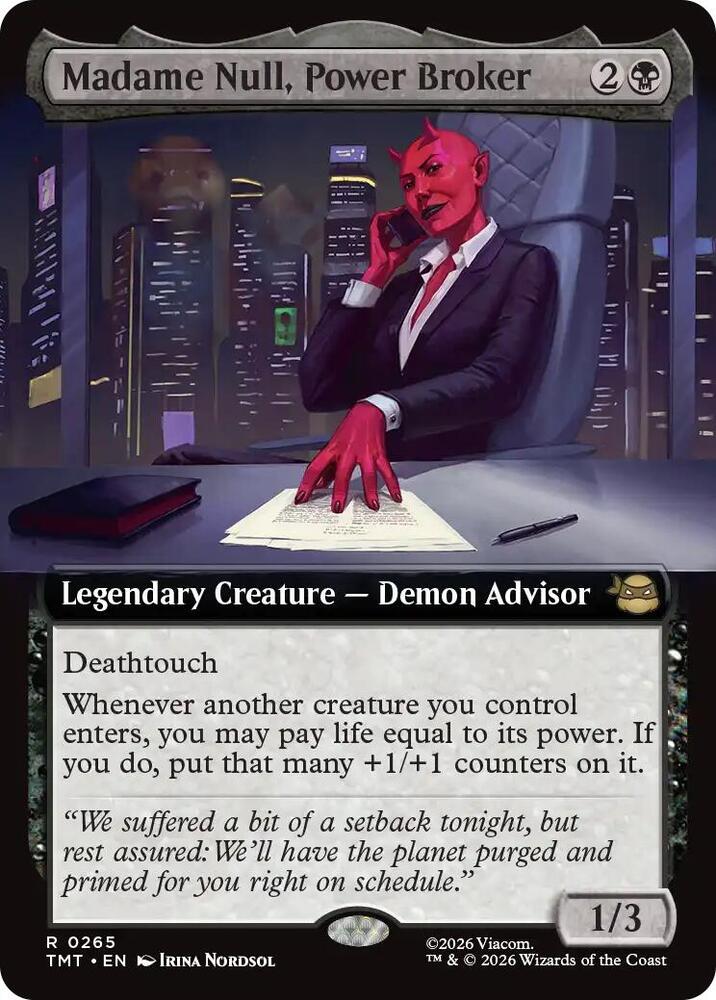 Madame Null, Power Broker (Extended Art) card image