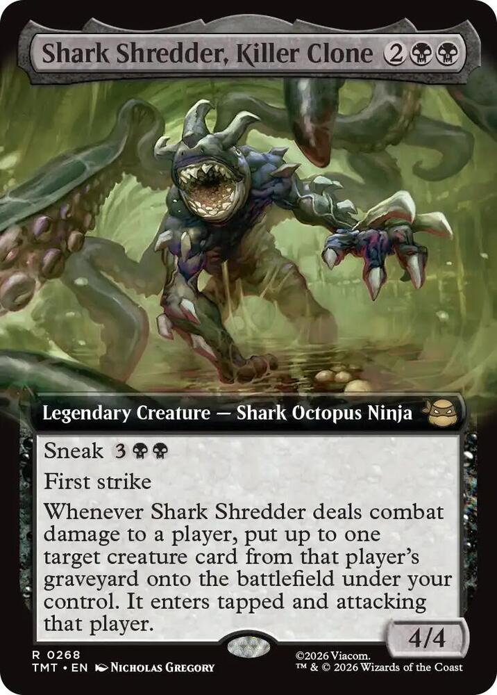 Shark Shredder, Killer Clone (Extended Art) card image