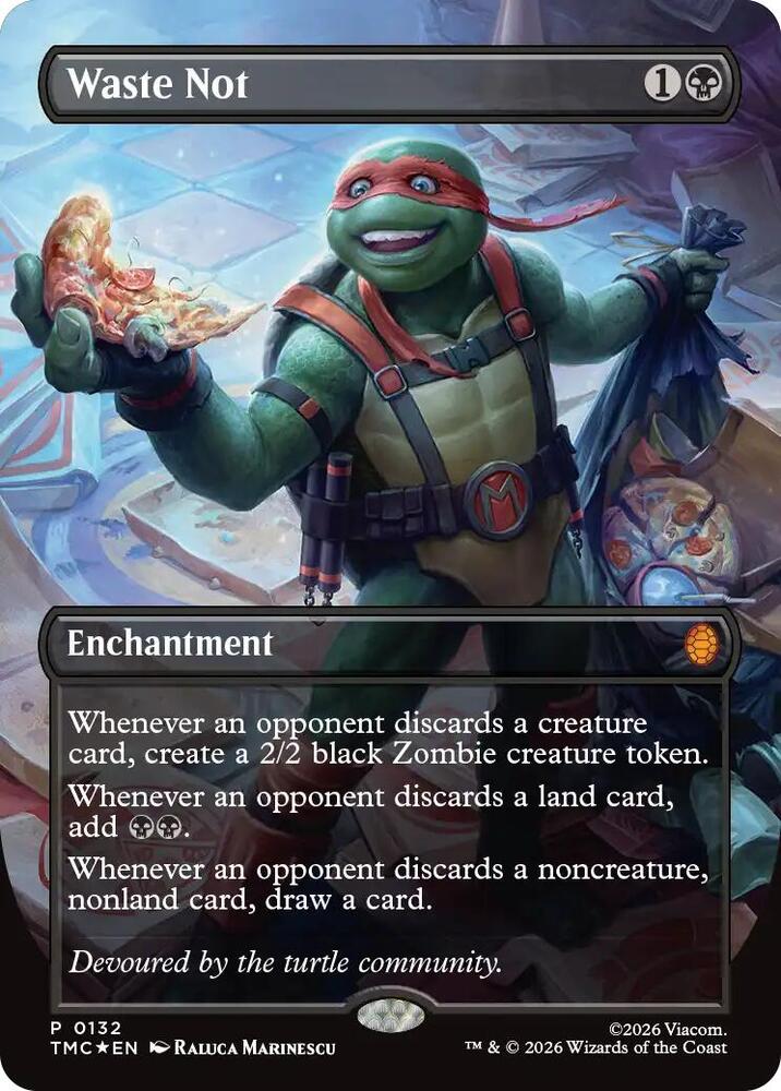 Waste Not (Borderless) card image
