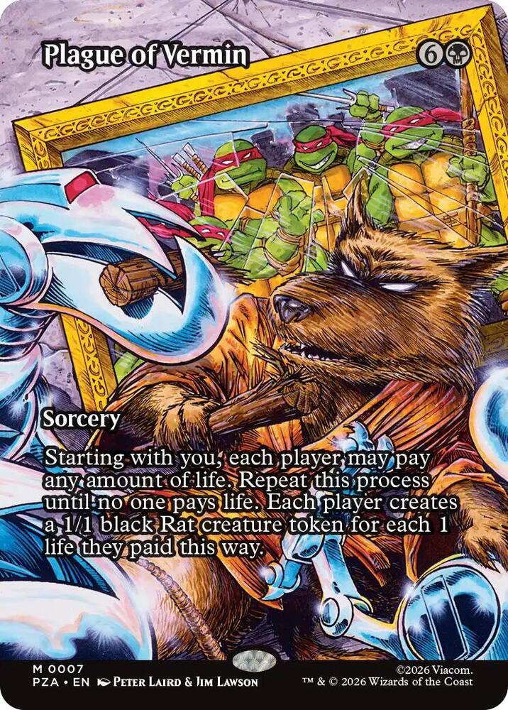 Plague of Vermin (Borderless) card image