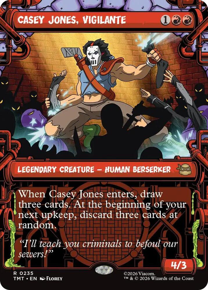 Casey Jones, Vigilante (0235) (Showcase) card image