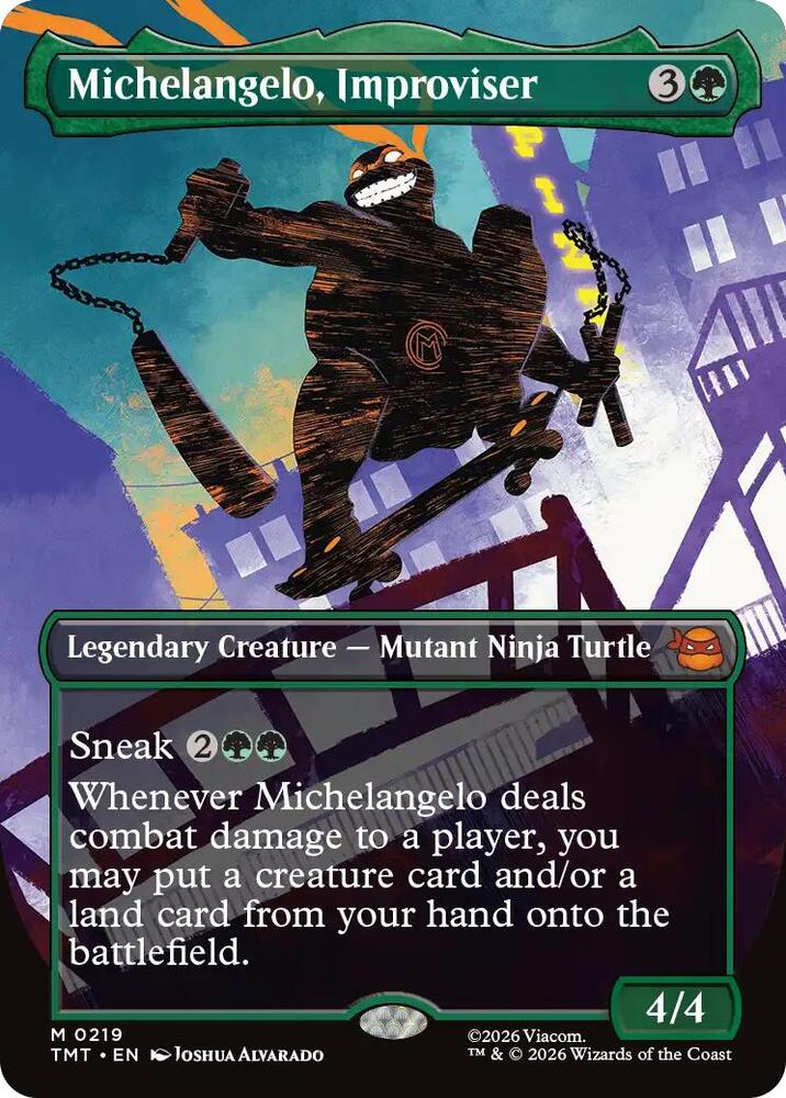 Michelangelo, Improviser (Borderless) card image
