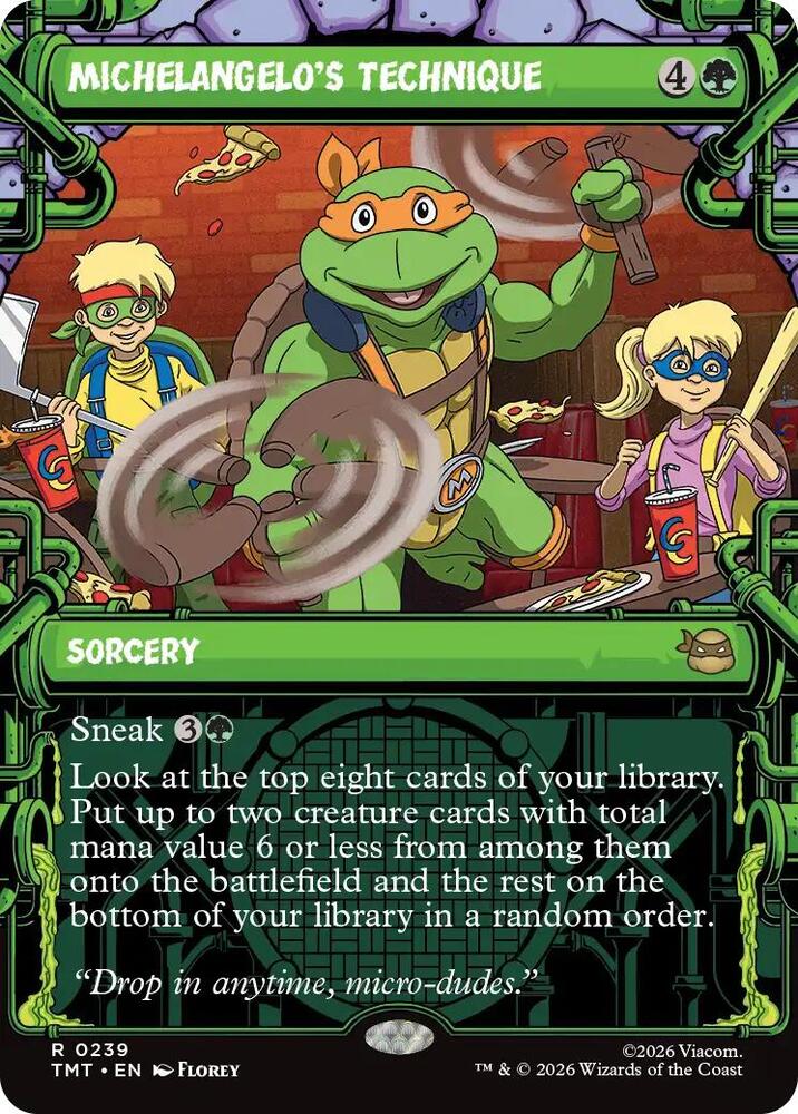 Michelangelo's Technique (Showcase) card image