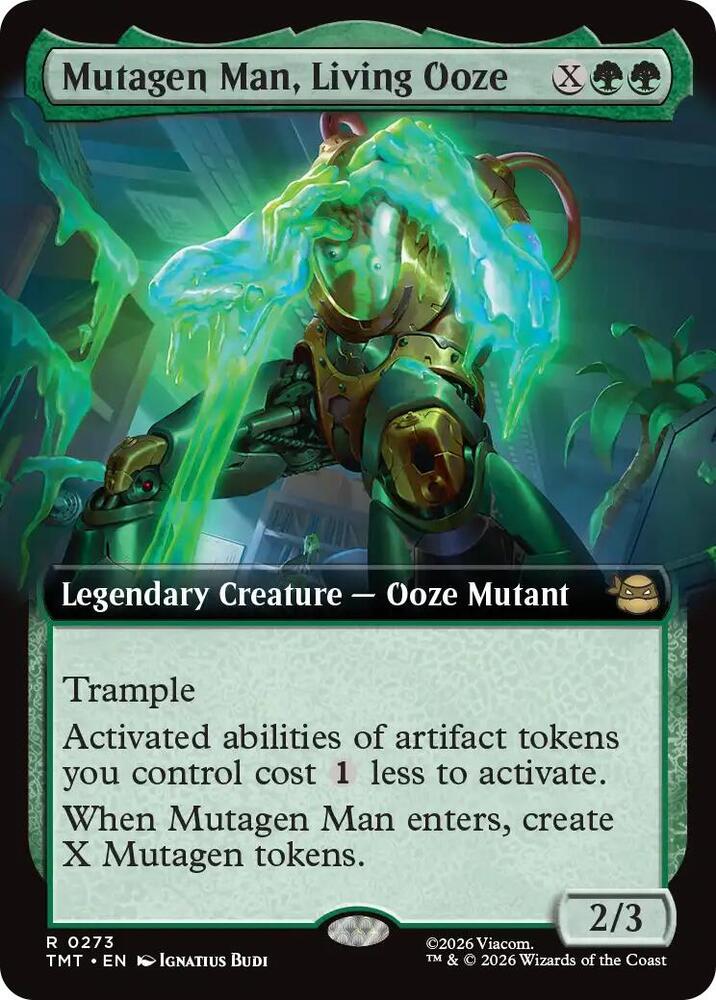 Mutagen Man, Living Ooze (Extended Art) card image
