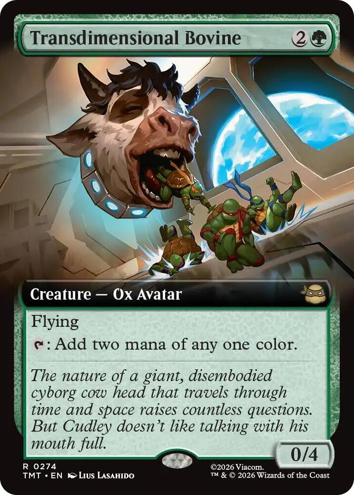 Transdimensional Bovine (Extended Art) card image