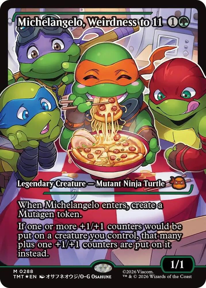 Michelangelo, Weirdness to 11 (Showcase) card image