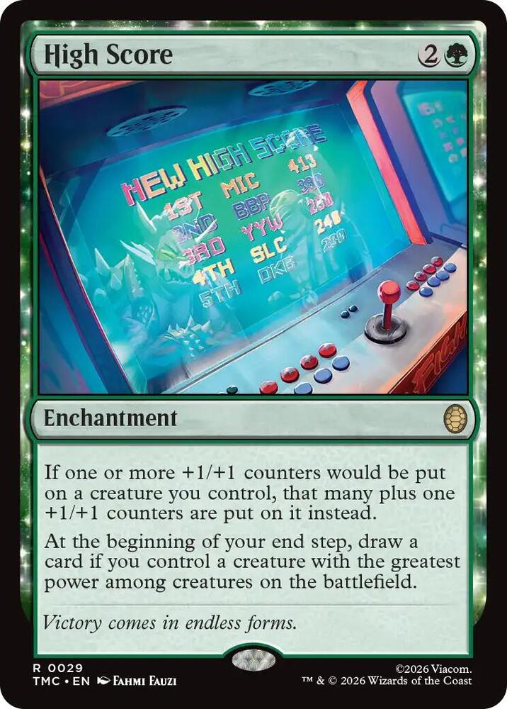 High Score card image