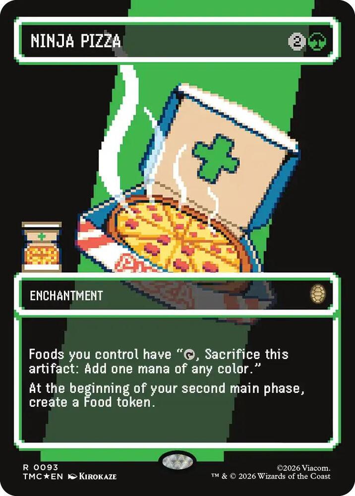 Ninja Pizza (Borderless) (Surge Foil) card image