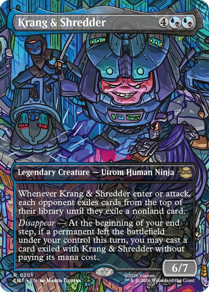 Krang & Shredder (Borderless) card image
