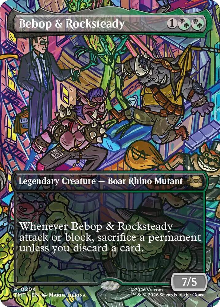 Bebop & Rocksteady (Borderless) card image