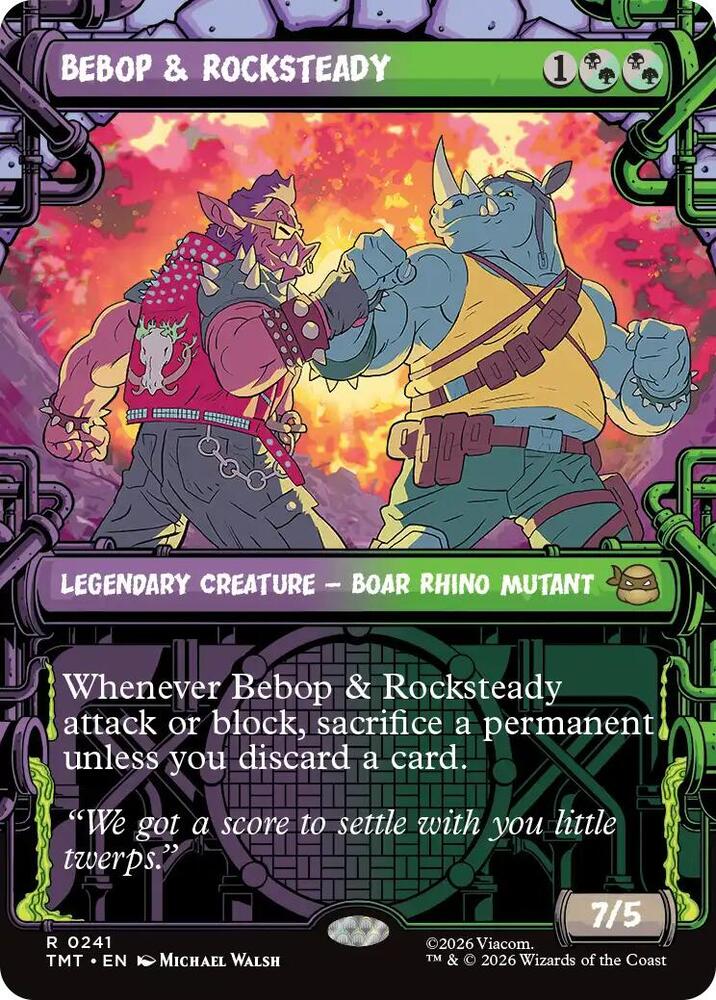 Bebop & Rocksteady (Showcase) card image