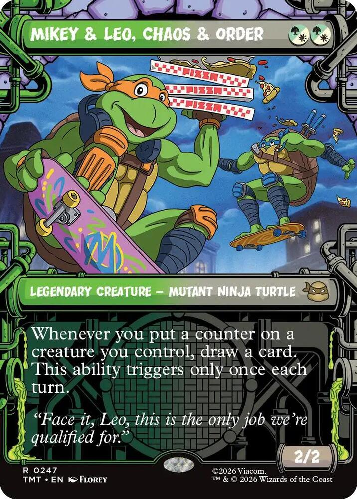 Mikey & Leo, Chaos & Order (Showcase) card image
