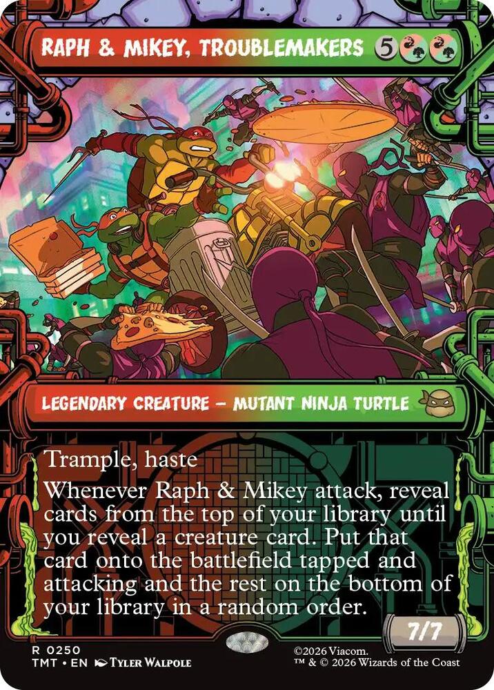 Raph & Mikey, Troublemakers (Showcase) card image