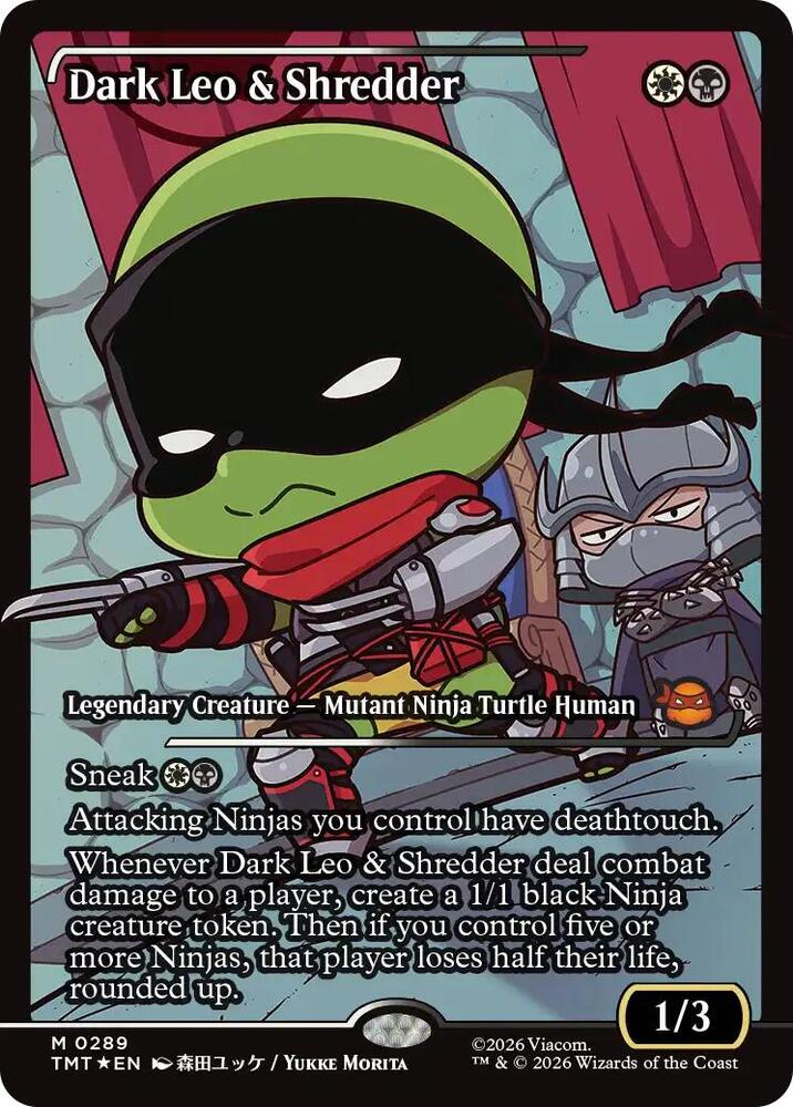 Dark Leo & Shredder (Showcase) card image