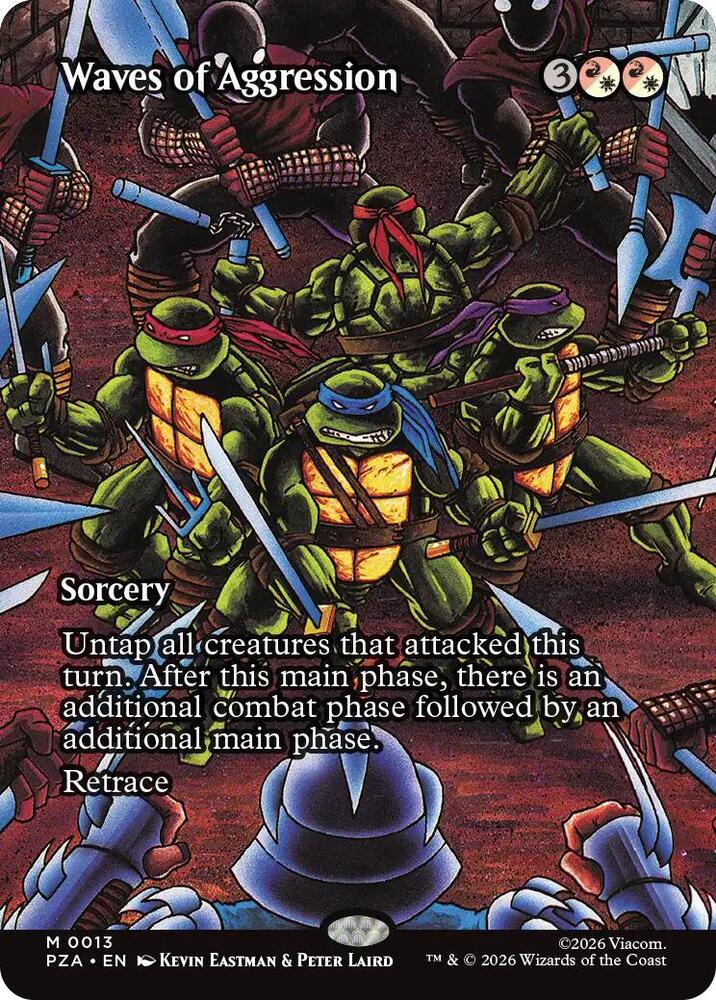 Waves of Aggression (Borderless) card image