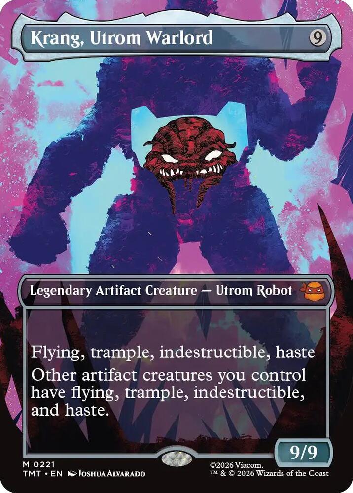 Krang, Utrom Warlord (Borderless) card image