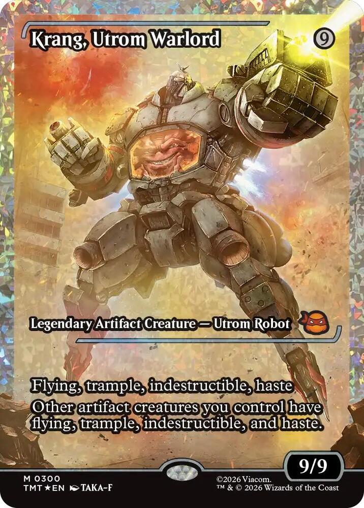 Krang, Utrom Warlord (Showcase) (Fracture Foil) card image