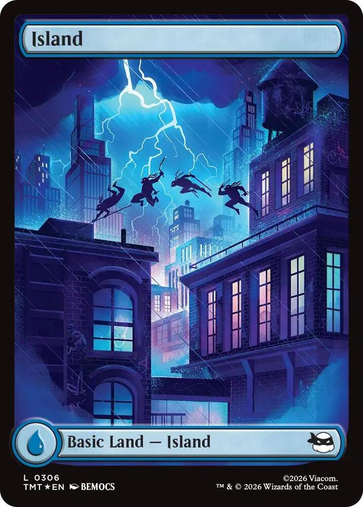Island (0306) (Surge Foil) card image