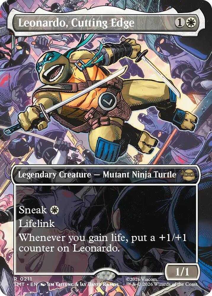 Leonardo, Cutting Edge (Borderless) card image