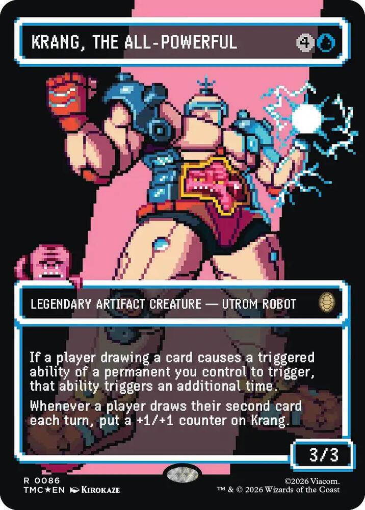 Krang, the All-Powerful (Borderless) (Surge Foil) card image