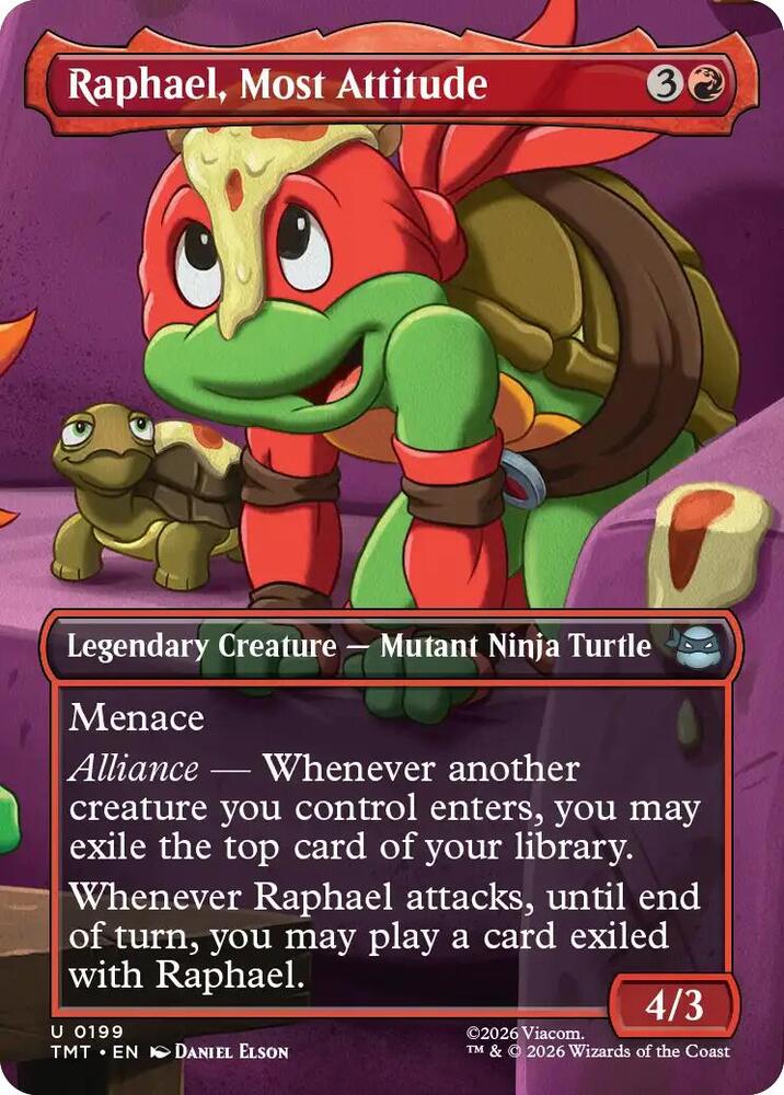 Raphael, Most Attitude (Borderless) card image