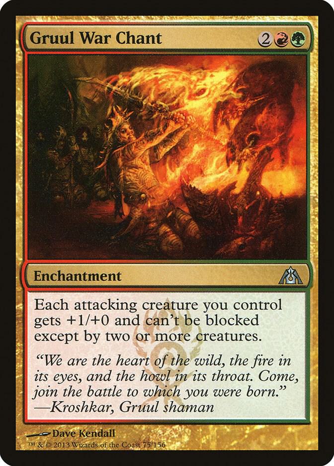 Gruul War Chant card image