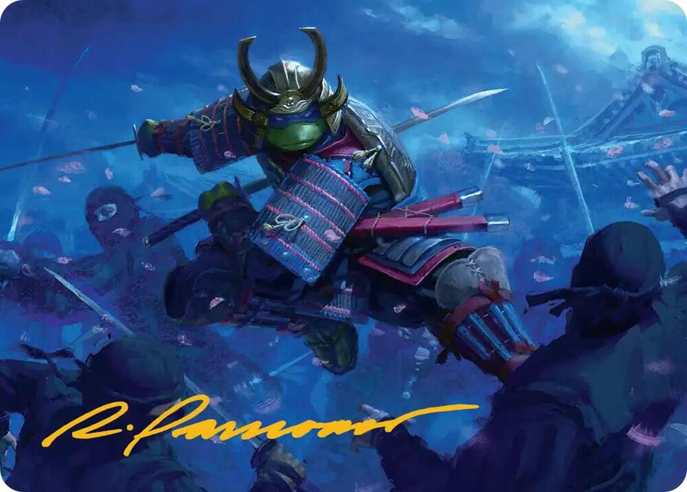 Leonardo, Sewer Samurai Art Card (1/54) (Gold-Stamped Signature) card image