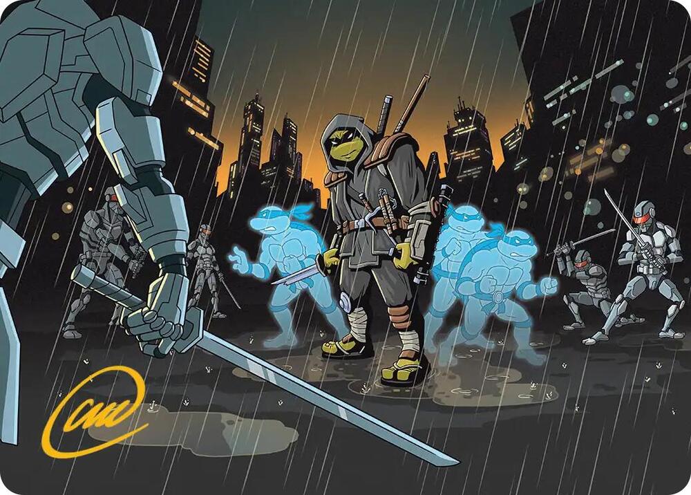 The Last Ronin's Technique Art Card (Gold-Stamped Signature) card image