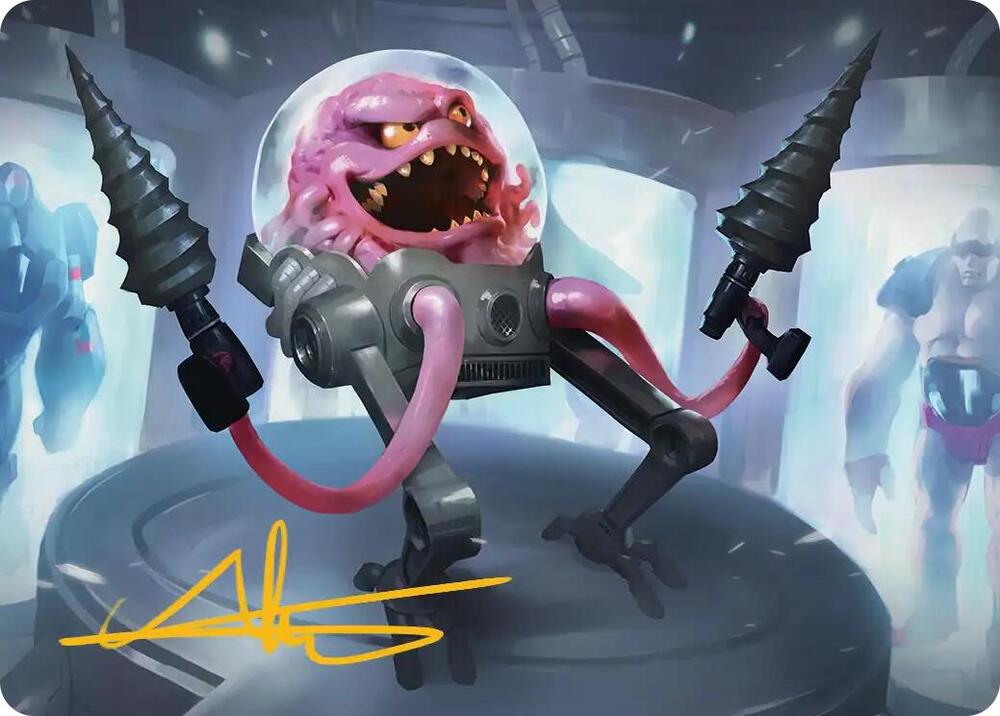 Krang, Master Mind Art Card (4/54) (Gold-Stamped Signature) card image