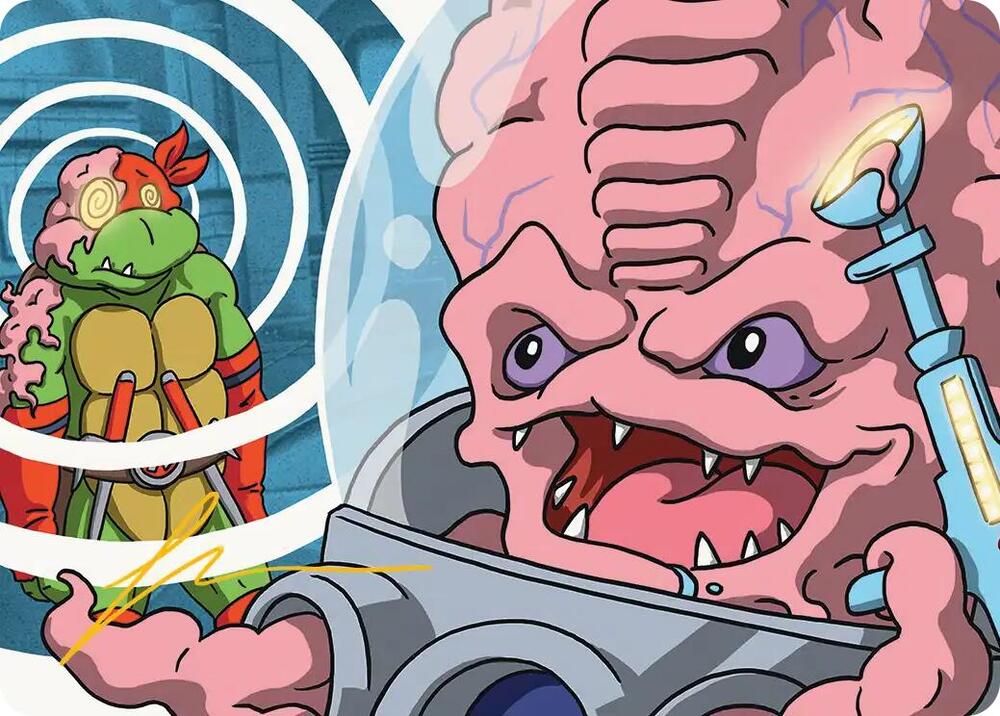 Krang, Master Mind Art Card (25/54) (Gold-Stamped Signature) card image