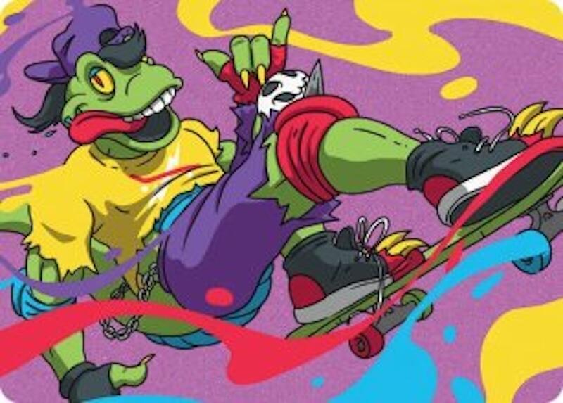 Mondo Gecko Art Card card image