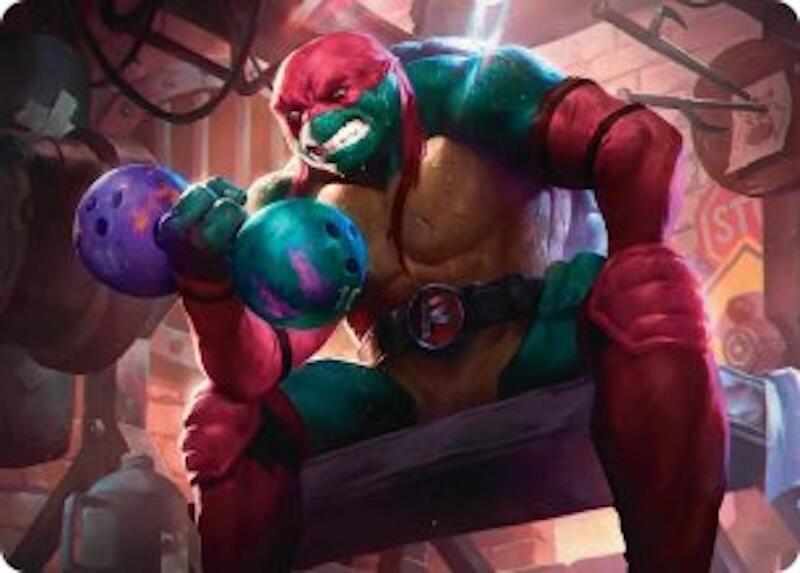 Raphael, Tough Turtle Art Card card image