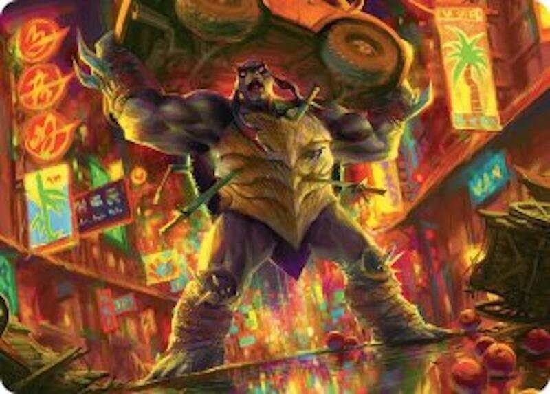 Slash, Reptile Rampager Art Card card image